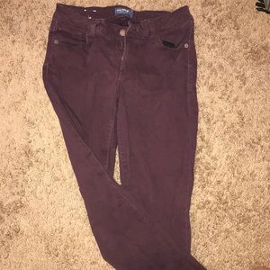 Purple Old Navy Rockstar Jeans
